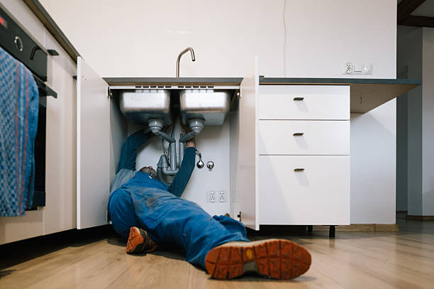 Professional Drain Cleaning technician working in Sand Springs, OK